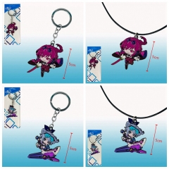 4 Styles Honkai: Star Rail Anime Alloy Keychain/Necklace