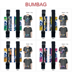 7 Styles Blue Lock Movie Character Cosplay Anime Canvas Waist Bag