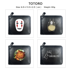7 Styles My Neighbor Totoro Cosplay PU Purse Folding Anime Short Wallet