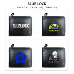 7 Styles Blue Lock Cosplay PU Purse Folding Anime Short Wallet