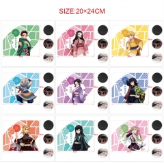 5PCS/SET 9 Styles 20*24CM Demon Slayer: Kimetsu no Yaiba Cartoon Pattern Anime Mouse Pad