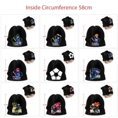 12 Styles Blue Lock Cartoon Pattern Anime Knitted Hat