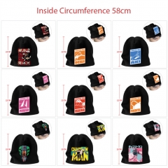 11 Styles Chainsaw Man Cartoon Pattern Anime Knitted Hat