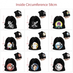 14 Styles Gintama Cartoon Pattern Anime Knitted Hat