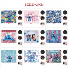 5PCS/SET 10 Styles 20*24CM Lilo & Stitch Cartoon Pattern Anime Mouse Pad