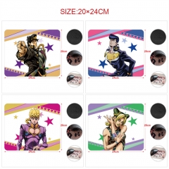 5PCS/SET 7 Styles 20*24CM JoJo's Bizarre Adventure Cartoon Pattern Anime Mouse Pad