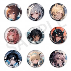 58MM 53 Styles Arknights Alloy Anime Badge Brooch