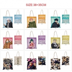 6 Styles Jujutsu Kaisen Shopping Bag Canvas Anime Handbag
