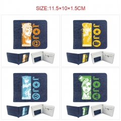 8 Styles JoJo's Bizarre Adventure Cartoon Coin Purse Anime Wallet