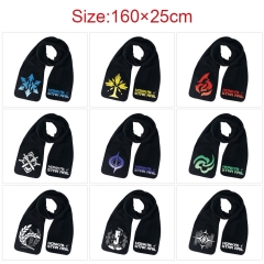 14 Styles Honkai : Star Rail Cartoon Pattern Anime Scarf