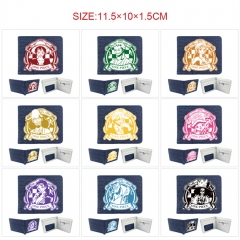 9 Styles One Piece Cartoon Coin Purse Anime Wallet