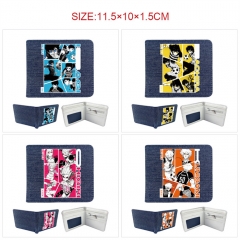 7 Styles Blue Lock Cartoon Coin Purse Anime Wallet