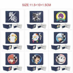14 Styles Gintama Cartoon Coin Purse Anime Wallet