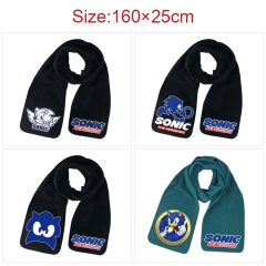 4 Styles Sonic the Hedgehog Cartoon Pattern Anime Scarf