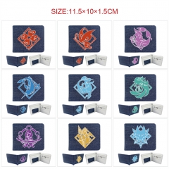 12 Styles Genshin Impact Cartoon Coin Purse Anime Wallet