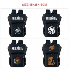 5 Styles Fairy Tail Cartoon Pattern Anime Backpack Bag With USB Charging Cable