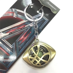 2 Styles Doctor Strange Cartoon Pattern Anime Alloy Keychain/Necklace