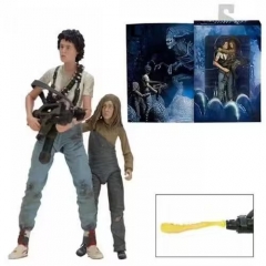 盒装现货 NECA 异形2 Alien2 雷普利 大妈 小女孩 双人套装 全高约7寸