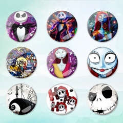 18 Styles 58 MM The Nightmare Before Christmas Jack Anime Alloy Badge Brooch