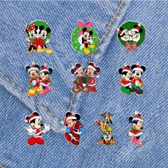 15 Styles Mickey Mouse And Donald Duck Anime Alloy Badge Brooch