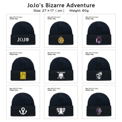 JOJO的奇妙冒险 10款 新货精品动漫印花毛绒针织帽保暖帽