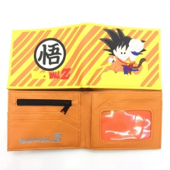 (9.5*22.5CM) Dragon Ball Z Cartoon Pattern Purse Anime PVC Wallet