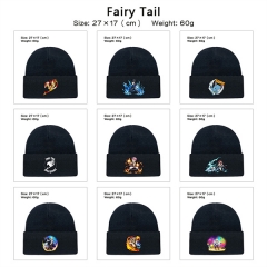妖精的尾巴 10款 新货精品动漫印花毛绒针织帽保暖帽