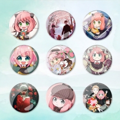 22 Styles 58mm Spy×Family Anime Alloy Badge Brooch