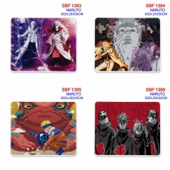 25*30CM 4 Styles Naruto Cartoon Pattern Anime Mouse Pad