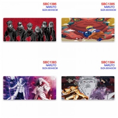 40*90CM 4 Styles Naruto Cartoon Pattern Anime Mouse Pad