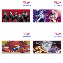 30*80CM 4 Styles Naruto Cartoon Pattern Anime Mouse Pad