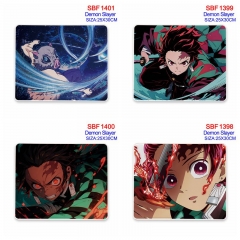 25*30CM 4 Styles Demon Slayer: Kimetsu no Yaiba Cartoon Pattern Anime Mouse Pad