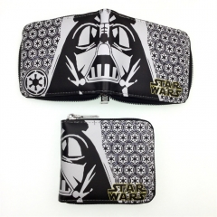 2 Styles Star Wars Cartoon Short Zipper Purse Anime Wallet