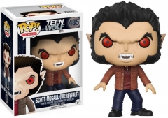 Funko POP Teen Wolf Scott Mccall  485# Cartoon Anime PVC Figure Toy Doll