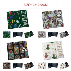 塞尔达传说-8款 pu皮革全彩按扣二折钱包