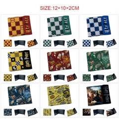 13 Styles Harry Potter PU Short Hidden Snap Button Purse Anime Wallet