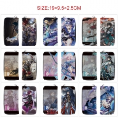 9 Styles Honkai: Star Rail PU Zipper Long Purse Anime Wallet