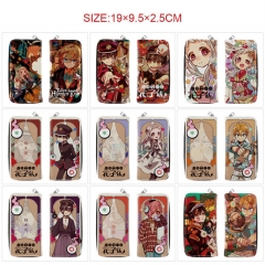 9 Styles Toilet-Bound Hanako-kun PU Zipper Long Purse Anime Wallet