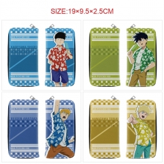 6 Styles Mob Psycho 100 PU Zipper Long Purse Anime Wallet