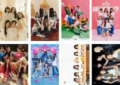 8PCS/SET 42*29CM K-POP IVE Paper Poster