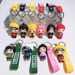 10 Style Naruto Anime Figure Keychain