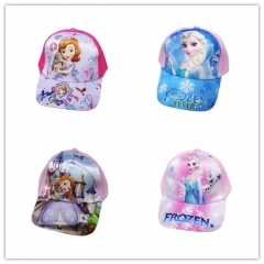 30 Styles Frozen Snow White For Children's Baseball Cap Anime Hat