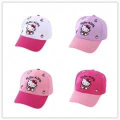 4 Styles Hello Kitty For Children's Baseball Cap Anime Hat