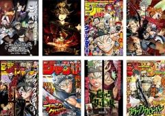 8PCS/SET 42*29CM Black Clover Cartoon Anime Paper Poster