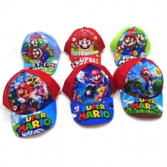 23 Styles Super Mario Bro For Children's Baseball Cap Anime Hat
