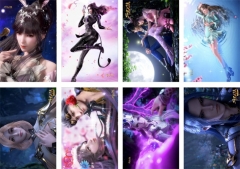2 Styles 8PCS/SET 42*29CM Soul Land/Dou Luo Da Lu Cartoon Anime Paper Poster