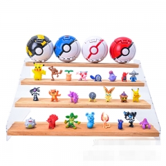 8 Styles Pokemon Poke Ball Rotatable Cartoon Anime Figure Toys