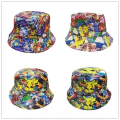 5 Styles Pokemon Pikachu For Adult Anime Fisherman's Hat