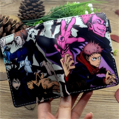 3 Styles Jujutsu Kaisen Cartoon Pattern Coin Purse Anime Wallet