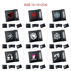 9 Styles Fairy Tail PU Folding Purse Anime Short Wallet